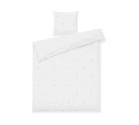 Juna Daisy bedding set 150x210 cm White-light blue