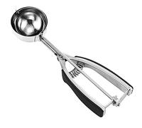 JUNADAEL J Cookie Scoop, Cookie Dough Scoop, Spring-Loaded Cookie Scooper, Ice Cream Scoop, 18/8 Stainless Steel, Comfortable Handle