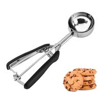 JUNADAEL J Large Cookie Scoop, 3 Tablespoon Cookie Scoop for Baking, Muffin Scoops, Comfortable Grip, Non-Slip, for Ice Cream, Cookie Dough, Mashed potatoes, Cupcake, Meatball