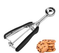 JUNADAEL J Mini Cookie Scoop #100, 2 Teaspoons/ 10 ml (1/3 oz) Cookie Dough Scoop, Cookie Scoops for Baking, Comfortable Grip, Non-Slip