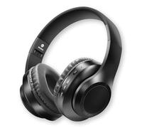 JUNAN Bluetooth Headphones Over-Ear,Foldable,Wireless and Wired Headset,Deep Bass,HiFi Stereo Audio,Low Latency Headphone,Built-in Microphone,SD/TF,FM Radio for Cellphone,PC,TV,etc.