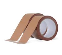 JUNART 2 Roll Duct Tape Waterproof, 5.5cm x 10m Brown High-adhesion Gaffer Tape Heavy Duty for Pipe Sealing, Roof Repair, Tent Waterproofing, etc
