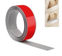 JUNART 200cm×4cm Floor Transition Strip, PVC Self Adhesive Floor Cover Strips, Waterproof Flooring Edge Trim, Floor Door Divider Strip for Joining Floor Gaps,Carpet,Tiles(New Gray Wood)