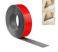 JUNART 400cm×4cm Floor Transition Strip, PVC Self Adhesive Floor Cover Strips, Waterproof Flooring Edge Trim, Floor Door Divider Strip for Joining Floor Gaps,Carpet,Tiles(Dark Gray)