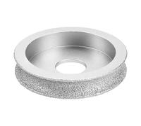 Junchamp Bullnose Grinding Wheel for 10mm Tile and Stone Thickness, 73mm Brazed Diamond Profile Wheel with 20mm Bore, for Porcelain, Marble, Granite, Quartz and Artificial Stone
