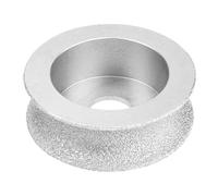 Junchamp Bullnose Grinding Wheel for 20mm Tile and Stone Thickness, 73mm Brazed Diamond Profile Wheel with 20mm Bore, for Porcelain, Marble, Granite, Quartz and Artificial Stone