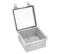 Junction Box 150x150x90mm, Outdoor Electrical Box Waterproof, IP65 Waterproof Outdoor Project Box with Transparent Clear Cover, Electrical Junction Case for Outdoor Instruments Wiring Protection