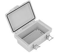 Junction Box ABS Dustproof IP67 Waterproof Junction Box 100x150x70mm DIY Electrical Enclosure with Stainless Steel Latches for the Electrical Connection