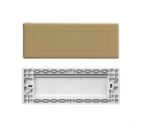 Junction Box Cover 118 Type Quick Install Design(Gold 4way) | Quick installation, no tools required, fits standard 118 boxes, white finish, home renovation essential