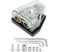 Junction Box, Electrical Enclosure | 2Pcs Zinc Alloy Fuse Holder With Screws, Weatherproof Distribution Case For Car RV Marine Yacht Wiring