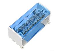 Junction Box for Power For Distribution Panels Featuring 125A Rating and Compatibility with Standard DIN Rail Installation Methods (215)
