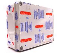 Gewiss GW44208 Junction Box With Plain Screwed Lid - IP56 - Internal Dimensions 240X190X90 - Smooth Walls - Grey Ral 7035
