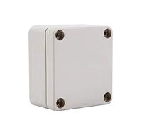 Junction Box IP66 Waterproof Dustproof Thermoplastic ABS Junction Box Wire Connection Electrical Project Outdoor Enclosure (63 x 57 x 35mm)