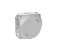 Junction Box N/T 5x4mm² 130x130x77mm Grey GLUE CASE KF 0604 G
