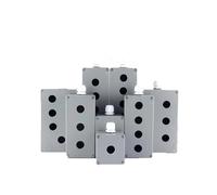 Junction Box Outdoor External Box, Aluminum IP67 Cast Aluminum Enclosure Case Electrical Project Box Push Button Switch Box 22mmHole(Fa21 6 Hole)