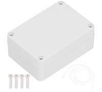 Junction Box Plastic ABS Flame Retardant Electronic Project Case Power Wiring Instrument Enclosure for Control Boxes Cabinets Power Distribution (85 * 59 * 35MM)