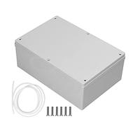 Junction Box Power Enclosure, ABS Electrical Connection Case, IP65 and Flame Retardant Junction Box with 6 Screws, for Indoor Outdoor Hotel Factory Constructi
