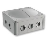JUNCTION BOX, PP, GREY, 160X140X81, IP67, Plastic Enclosures, Boxes & Cases, Qty.1 | COMBI 1210/5
