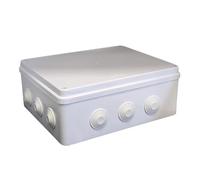 Junction box Surface-mounted IP65 300x250x120mm 12 Openings Junction box Waterproof White Junction socket Terminal