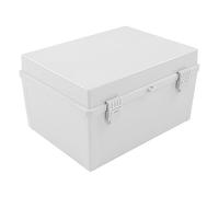 Junction Box, Weatherproof Electrical Housing IP66 with a Gray Cover for Industry (400 X 300 X 200mm / 15.75 X 11.81 X 7.87in)