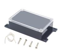 Junction Box, Zulkit Project Box IP65 Waterproof Outdoor Box ABS Plastic Electrical Boxes Electronic Enclosure with Fixed Ear 5.91 x 3.94 x 1.73 inch(150 x 100 x 44 mm)(Pack of 1)