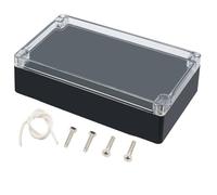 Junction Box, Zulkit Project Box IP65 Waterproof Outdoor Box ABS Plastic Electrical Boxes Electronic Enclosure 7.9 x 4.7 x 2.2 inch(200 x 120 x 56 mm)(Pack of 1)