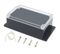 Junction Box, Zulkit Project Box IP65 Waterproof Outdoor Box ABS Plastic Electrical Boxes Electronic Enclosure with Fixed Ear 7.9 x 4.7 x 2.95 inch (200 x 120 x 75mm)
