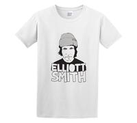 JUNDAO Ryan Ames Elliott Smith Tribute Broken Heart Pop Singer Cotton 100% Size Men's Cotton T Shirt Size XL White