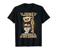 June 12th Birthday Men Women 2014 Awesome Teddy Bear T-Shirt