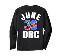 June 30 DRC Independence Democratic Republic Of The Congo Long Sleeve T-Shirt