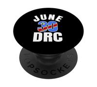 June 30 DRC Independence Democratic Republic Of The Congo PopSockets Adhesive PopGrip