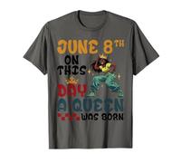 June 8th On This Day A Queen was Born Happy Birthday to Me T-Shirt