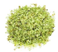 June&Ann Natural Peridot Tumbled Chips Stone, Crushed Pieces Irregular Shaped Healing Reiki Stones for Jewelry Making Home Decoration, 1 pound (about 460 gram), ca. 5-7mm Length Each