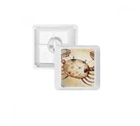 June July Cancer Constellation Zodiac PBT Keycaps for Mechanical Keyboard White OEM No Marking Print