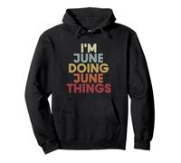 June Name June Personalized Name First Given Pullover Hoodie