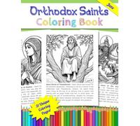 June Orthodox Christian Saints Coloring Book