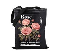 June Rose Tote Bag June Rose Flower Symbol Of Romance Love Beauty And Courage Tote Bag Rose Lover Gift (June Rose TOTE)
