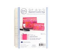 June Tailor Cosmetic Bags (2) Sewing Kit, Pink Zipper