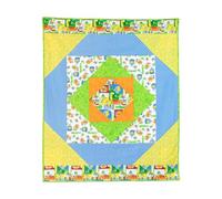 June Tailor Go Express Printed Quilt Blocks on Batting, Multi-Colour, 25.14 x 29.21 x 7.36 cm