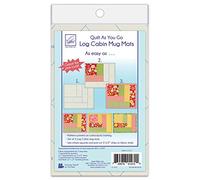 June Tailor Inc JT-1472 Quilt As You Go Mug Mat Log Cabin Notions,