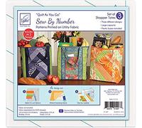 June Tailor Inc Quilt As You Go Shoppers Tote Bags (Pack of 3)