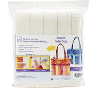 June Tailor JT-1476 Quilt As/Go Sophie Tote Bag None, White, Yard