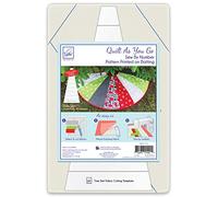 June Tailor Jt-1492 Quilt as You Go Tree Skirt Printed Batting, White