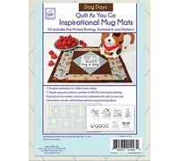 June Tailor Quilt As You Go Inspirational Mug Mats Kit, Multicoloured, 27.94 x 21.59 x 6.35 cm