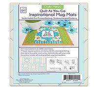 June Tailor Quilt As You Go Inspirational Mug Mats Kit, Multicoloured, 27.94 x 21.59 x 7.62 cm