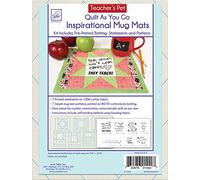 June Tailor Quilt As You Go Inspirational Mug Mats Kit, Multicoloured, 30.48 x 20.32 x 7.62 cm