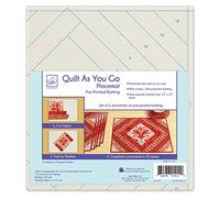 June Tailor Quilt as You Go Placemat, Multi-Colour, 24.38 x 28.95 x 8.38 cm