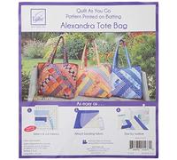 June Tailor Quilt As/Go Tote Bag, Cotton/Polyester, Alexandra 15"x14"x14", by The Yard