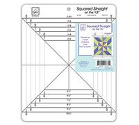June Tailor Ruler, Fabric, White, Black, Each