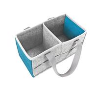 June tech Carrying Bag for Toniebox Starter Set and Accessories, Felt Organizer Bag for Tonies Figurine and Toniebox Travel Tonies Carry Case with Handle for Toniebox & Accessories (Blue)